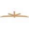 Ekena Millwork Alberta Timber Gable Bracket, Western Red Cedar, 108"W x 31 1/2"H x 1 1/2"D x 5 1/2"F, 7/12 Pitch GBW108X31X0206ALB00SWR - alternate 5